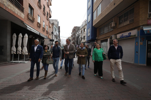 El vicepresidente de Vox, Javier Ortega Smith, visita Navalmoral de la Mata