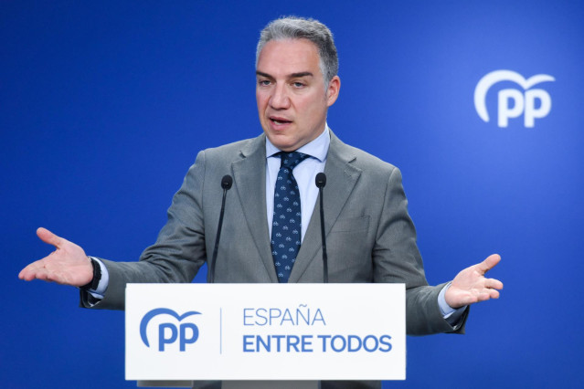 El coordinador general del Partido Popular y director de Campaña, Elías Bendodo, en una imagen de archivo