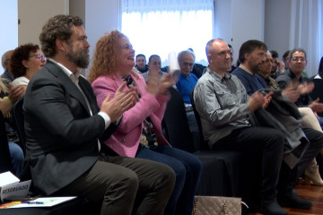El portavoz de Vox en el Congreso, Iván Espinosa de los Monteros, en un acto en Lugo.