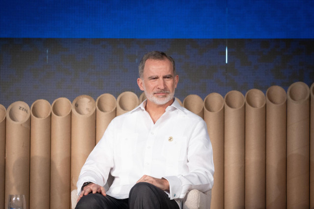 El Rey Felipe VI durante la clausura del XIV Encuentro Empresarial Iberoamericano