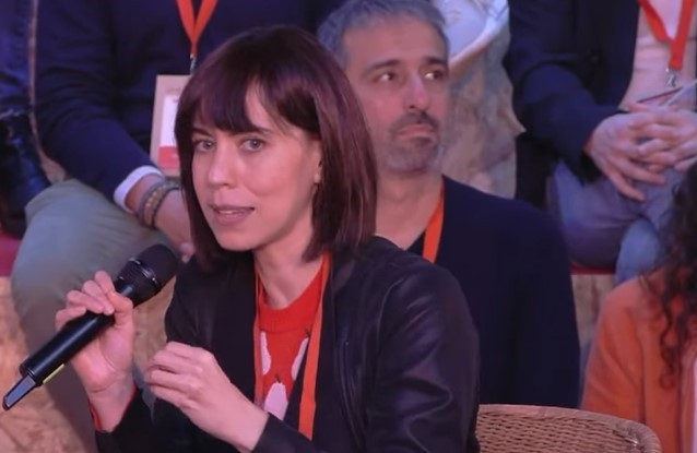 La ministra de Ciencia e Innovación del Gobierno de España, Diana Morant, en la inauguración de la conferencia política del PSIB-PSOE
