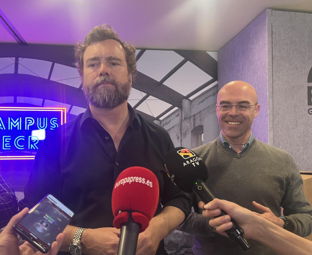 El portavoz de VOX en el Congreso de los Diputados, Iván Espinosa de los Monteros, en Zaragoza.