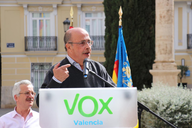 El presidente de Vox Valencia y diputado en el Congreso, Ignacio Gil Lázaro