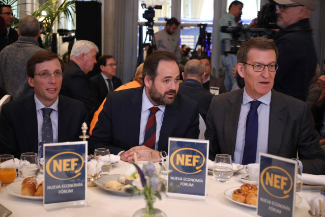 Paco Núñez protagoniza un desayuno informativo en Madrid