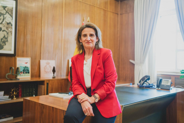 La vicepresidenta tercera y ministra para la Transición Ecológica y el Reto Demográfico, Teresa Ribera