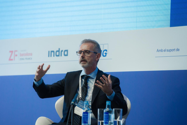 Archivo - El presidente de Indra, Marc Murtra, interviene en la sesión 'Innovación digital y empresa' de la XXXVII Reunió Cercle d'Economia.