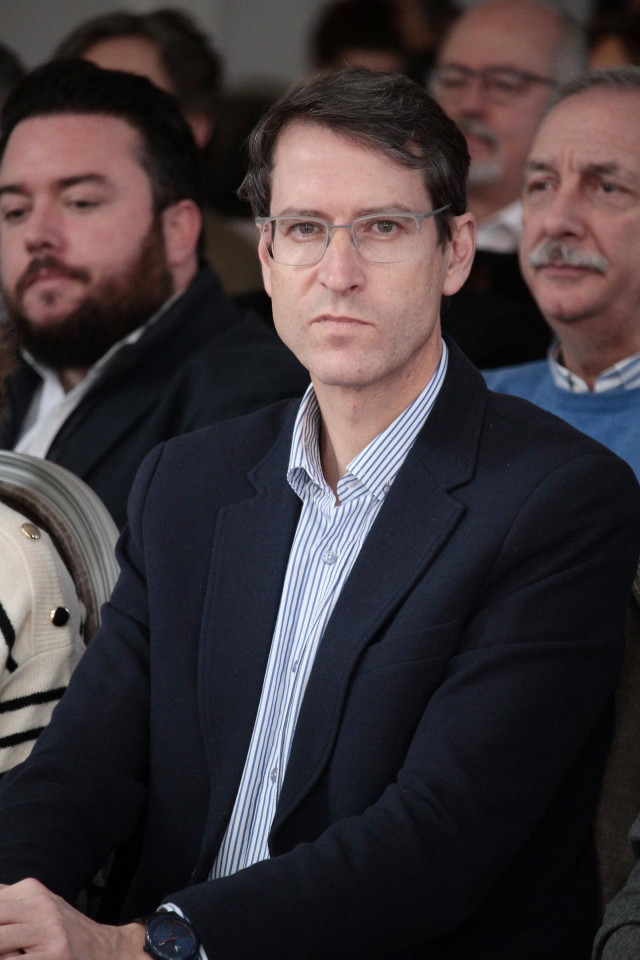 Archivo - El candidato a la Presidencia de La Rioja, Gonzalo Capellán, durante la reunión de la Junta Directiva Regional del Partido Popular de La Rioja
