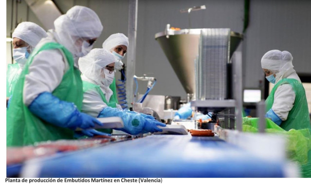 Planta de producción de Embutidos Martínez en Cheste