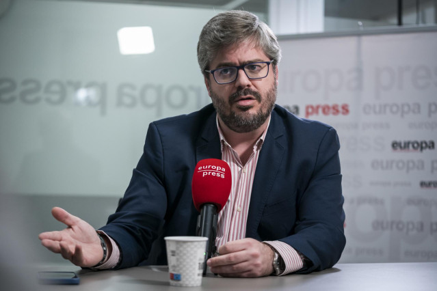 El ex secretario de Organización de Ciudadanos Fran Hervías durante una entrevista para Europa Press.