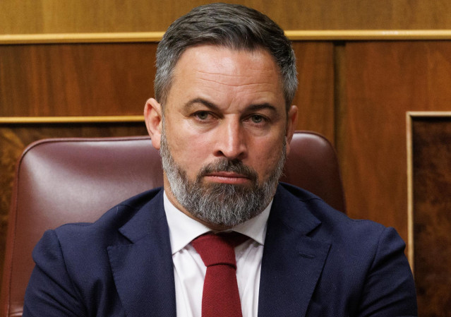 El líder de Vox, Santiago Abascal