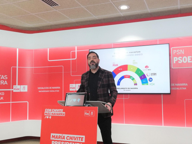 El secretario de Organización del PSN, Ramón Alzórriz