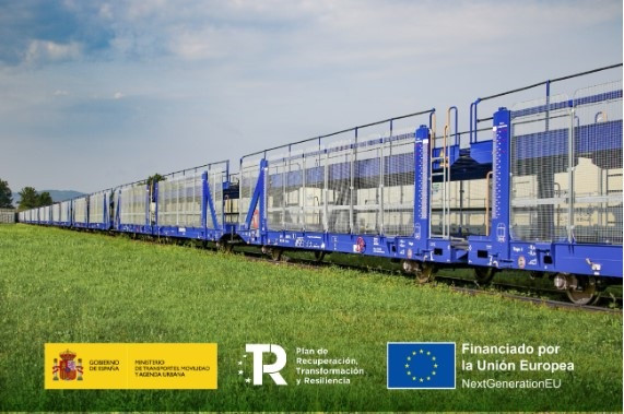 Transfesa Logistics adquirirá 200 vagones porta-autos financiado con 13,8 millones por los Next Generation EU.