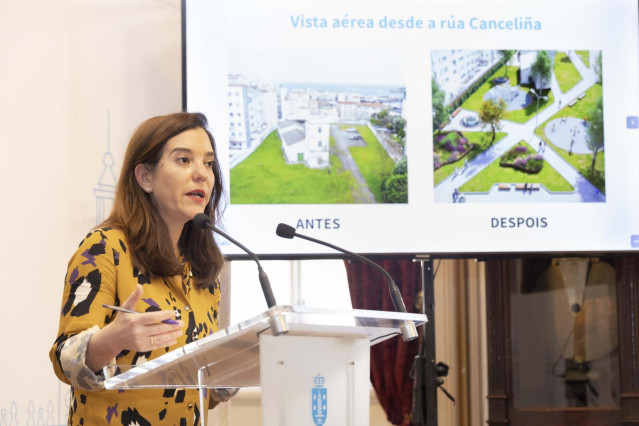 La alcaldesa de A Coruña, Inés Rey