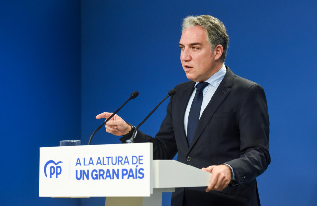 Archivo - El coordinador general del PP, Elías Bendodo, en una imagen de archivo.