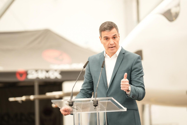 El presidente del Gobierno, Pedro Sánchez, en Albacete