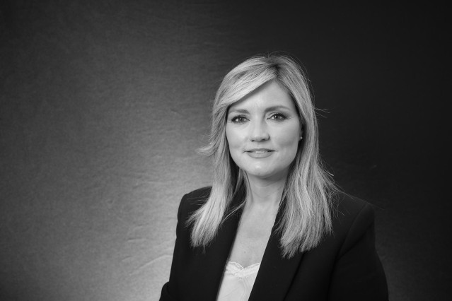 La portavoz nacional de Ciudadanos (Cs), Patricia Guasp, posa para Europa Press, en la sede de Cs.