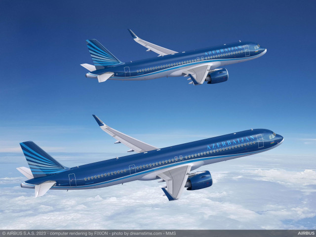 Avión de Airbus para Azerbaijan Airlines