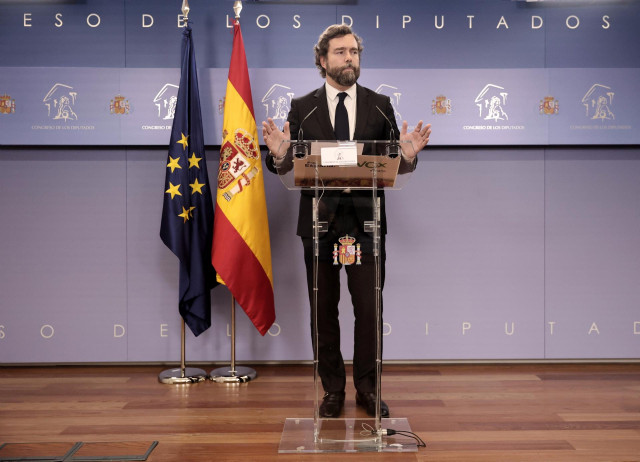 Archivo - El portavoz de Vox en el Congreso, Iván Espinosa de los Monteros.