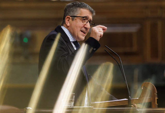 El portavoz del PSOE en el Congreso, Patxi López, en una imagen de archivo