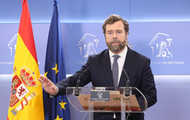 El portavoz de VOX en el Congreso de los Diputados, Iván Espinosa de los Monteros