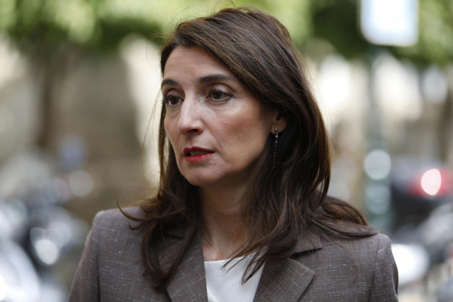 La ministra de Justicia, Pilar Llop, durante la presentación del programa de becas del Ministerio de Justicia en Facultad de Derecho, a 24 de marzo de 2023, en Granada (Andalucía, España).
