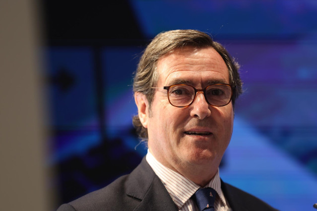 El presidente de la CEOE, Antonio Garamendi