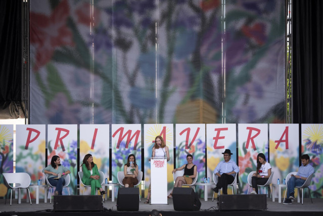 Archivo - La secretaria de Organización de Podemos, Lilith Verstrynge, interviene durante la Fiesta de la Primavera de Podemos, a 22 de mayo de 2022, en Valencia, Comunidad Valenciana, (España).