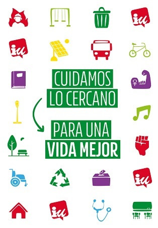 Lema de campaña de IU para las elecciones del 28M