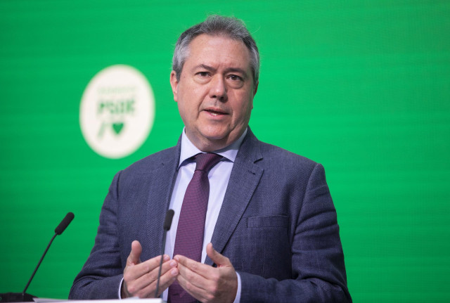 El secretario general del PSOE-A, Juan Espadas