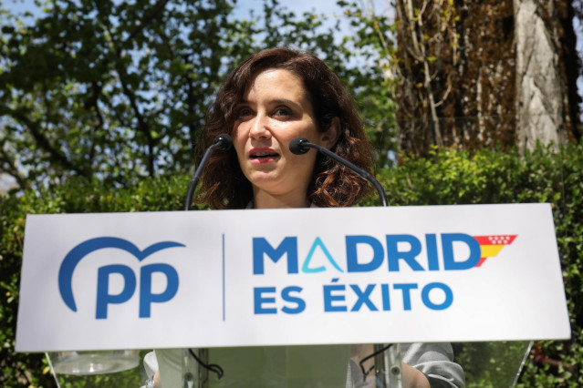 La presidenta de la Comunidad de Madrid y del Partido Popular de Madrid, Isabel Díaz Ayuso