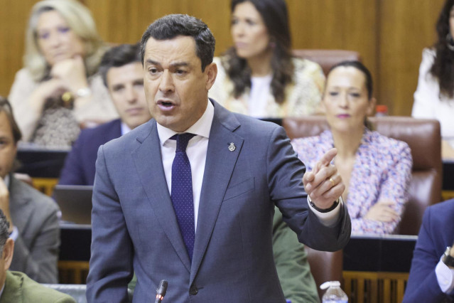 El presidente de la Junta de Andalucía, Juanma Moreno, archivo