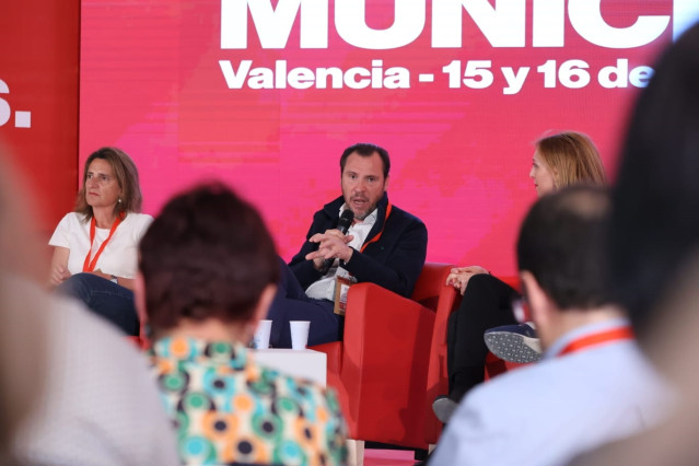 El alcalde de Valladolid, Óscar Puente, participa en la Conferencia Municipal del PSOE