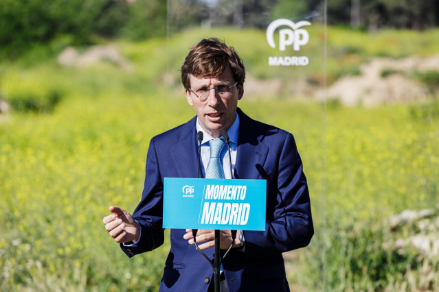 El alcalde de Madrid y candidato a la reelección, José Luis Martínez-Almeida.