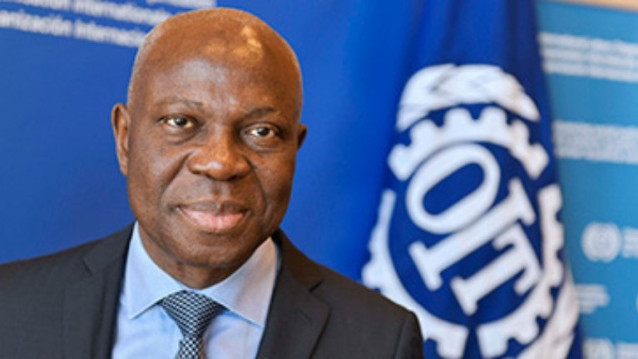 El director general de la Organización Internacional, Gilbert F. Houngbo