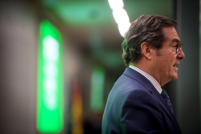 Archivo - El presidente de la CEOE, Antonio Garamendi