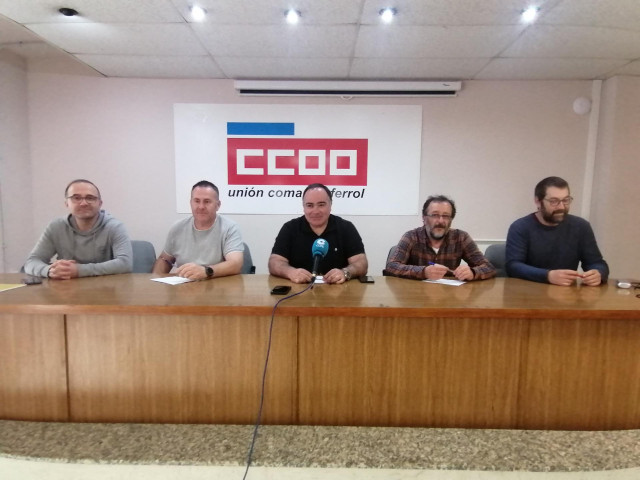Los sindicatos acusan a la dirección de Navantia y al Gobierno central de no apostar por el sector naval de Ferrol