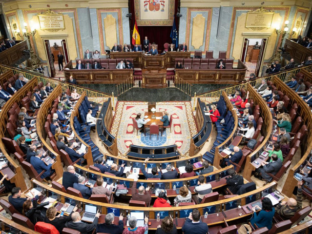 Archivo - Hemiciclo del Congreso.