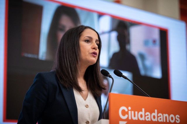 Archivo - La presidenta de Ciudadanos, Inés Arrimadas.