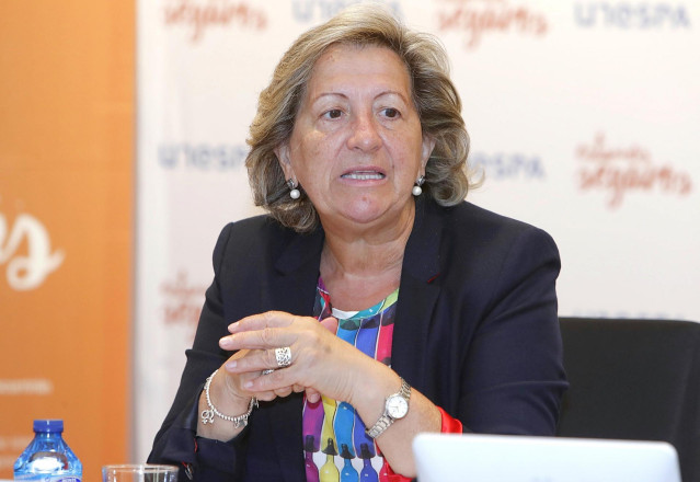 Archivo - La presidenta de Unespa, Pilar González de Frutos.