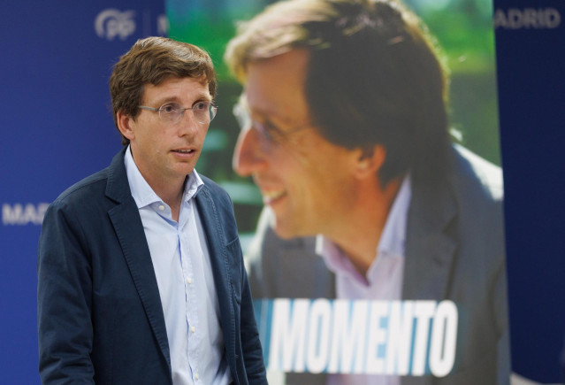 El alcalde de Madrid, y candidato del PP para la reelección, José Luis Martínez Almeida.