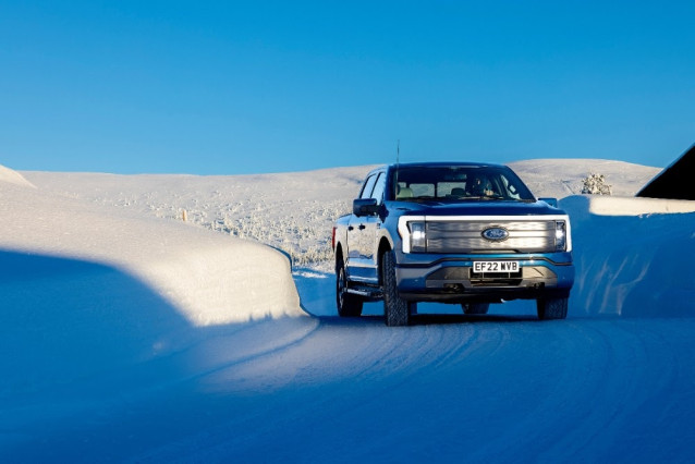 Archivo - La pick-up Ford F-150 Lightning