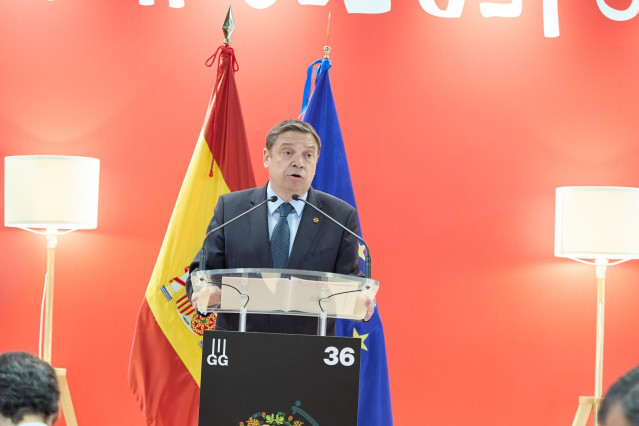 El ministro de Agricultura, Pesca y Alimentación, Luis Planas, interviene en la inauguración de la 36ª Edición del Salón Gourmets 2023 en Madrid, en IFEMA de Madrid,