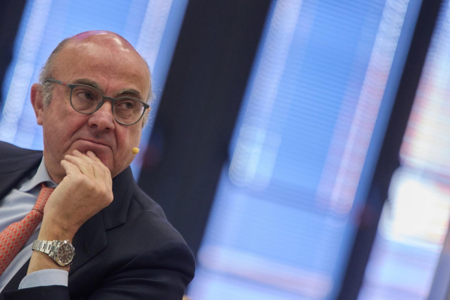 Archivo - El vicepresidente del Banco Central Europeo (BCE), Luis de Guindos,   a 3 de marzo de 2023, en Madrid (España).