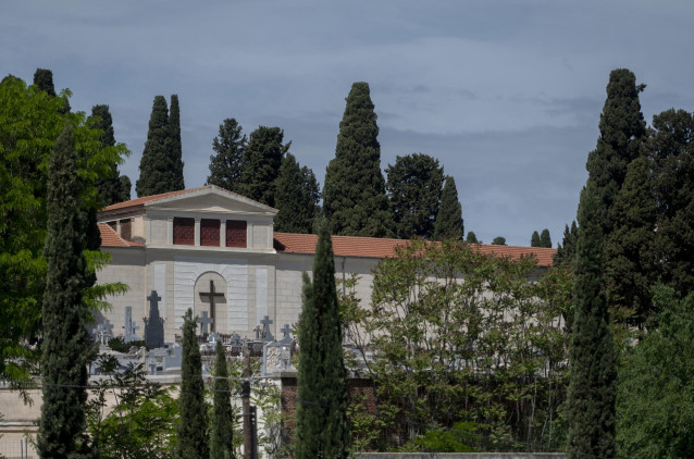Interior del cementerio Sacramental de San Isidro de Madrid, a 21 de abril de 2023, en Madrid (España).