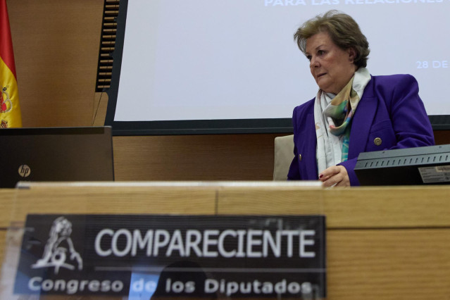 Archivo - La presidenta del Tribunal de Cuentas, Enriqueta Chicano