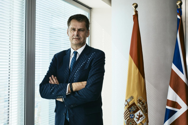 Archivo - El embajador del Reino Unido en España, Hugh Elliot