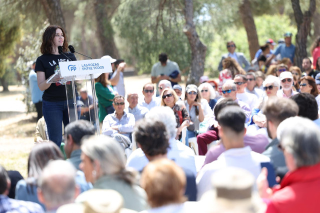La presidenta de la Comunidad de Madrid, Isabel Díaz Ayuso