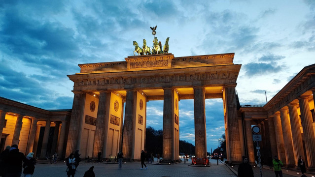 Puerta de Brandeburgo, en Berlin.