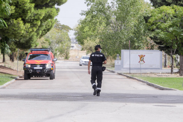 Archivo - Militar miembros de la Unidad Miltiar de Emergencias (UME)