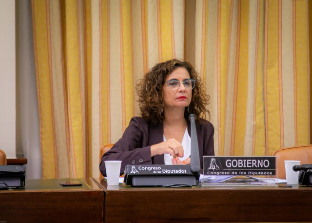 Archivo - La ministra de Hacienda y portavoz del Gobierno, María Jesús Montero.